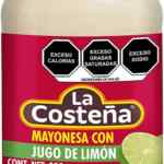 Mayonesa con jugo de limón la Costeña frasco 385 gr a un super precio