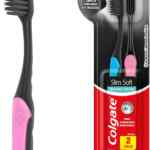 2 pack Colgate Slim Soft con carbón activado cepillos de dientes con cerdas ultra finas a un gran precio