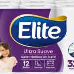 Papel higiénico Elite Ultra Suave con 12 rollos de 320 hojas baja a su menor precio