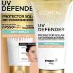 53% de descuento en protector solar Loréal Paris UV Defender Anti-Brillo a solo $140