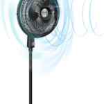 Ventilador de pedestal T-fal Turbo Power de 18 pulgadas y altura ajustable baja a su menor precio