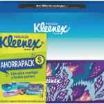Ahorra pack Kleenex pañuelos faciales 2 cajas con 180 pañuelos c/u baja a un gran precio