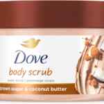 Crema exfoliante Dove Body Scrub con azúcar morena y aceite de coco baja a su menor precio