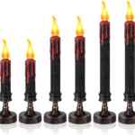 Juego de 6 velas LED de diferente tamaño a un gran precio
