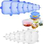 Juego de 12 tapas flexibles de silicona bajan de precio