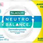 Ahorra Pack Palmolive Neutro Balance Dermolimpiador jabón en barra con 4 piezas baja a un gran precio