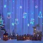 Cortina de luces LED navideñas en su precio más bajo
