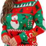 Ugly sweater navideño para mujer baja a su menor precio