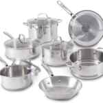 Oferta flash: batería de cocina T-Fal Gourmet de acero inoxidable con 11 piezas