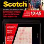 Sujetadores transparentes extra fuertes 3M Scotch resistentes a la intemperie bajan a un gran precio