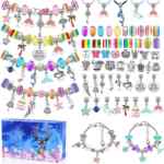 Kit de artesanía para fabricar pulseras con 112 piezas baja de precio