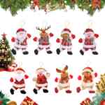 Juego de 8 adornos navideños colgantes bajan de precio