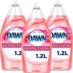 3 pack lavatrastes líquido Dawn Gentle Clean de 1.2 L suave con las manos bajan a su menor precio