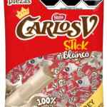 Chocolate blanco Carlos V Stick con 20 piezas a un gran precio