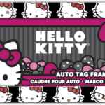 Marco para placa emojis de Hello Kitty baja a su menor precio