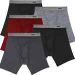 5 pack boxers para hombre de algodón Fruit of the Loom bajan de precio