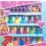 Juguete de maquillaje esmaltes de uñas a base de agua Princesas de Disney con 15 colores bajan a un gran precio