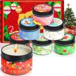Juego de 6 velas aromáticas navideñas bajan a un gran precio
