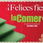 Folleto Felices Fiestas Navidad La Comer al 19 de diciembre 2024 con 2do a mitad de precio y más