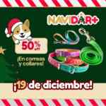 Promoción del Día Navidar Maskota: Correas y collares a mitad de precio