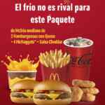Promoción Extendida Appbrigados McDonalds: Guantes GRATIS al comprar combo participante por la app