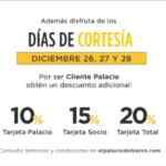 Palacio de Hierro Últimos Días de Cortesía 2024: hasta 20% de descuento adicional con tarjeta Palacio