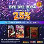 Promoción de fin de Año Panini: 25% de descuento en cómics, manga y colecciones