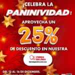 Promoción Paninividad: 25% de descuento en la tienda en línea hasta hoy