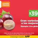 Martimiércoles Chedraui de frutas y verduras 31 de diciembre y 1 de enero 2025