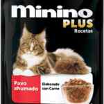 24 pack sobres de alimento húmedo para mascotas Minino Plus Pavo Ahumado bajan a su menor precio