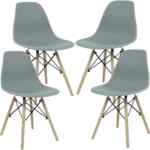 Juego de 4 sillas ergonómicas tipo Eames bajan a un excelente precio