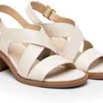 Sandalias de piel con tacón para mujer Flexi bajan a su menor precio