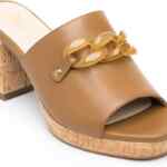 Sandalias de piel con tacón Flexi bajan a un gran precio