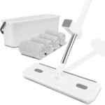 Sistema de limpieza trapeador de microfibra con cubeta y 3 almohadillas baja a un super precio