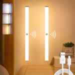 Juego de 2 lámparas LED recargables con sensor de movimiento bajan a un gran precio