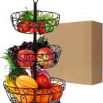 Cesta de frutas de metal de 3 niveles baja a su menor precio