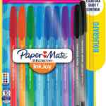 12 pack bolígrafos de gel Paper Mate Kilométrico InkJoy de colores baja a su menor precio