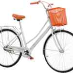Bicicleta urbana retro Signa R26 con canastilla y rejilla de transportación baja a un gran precio