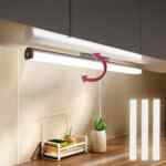 Juego de 3 lámparas LED de barra recargables con sensor de movimiento bajan a un excelente precio