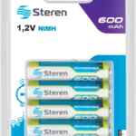 4 pack pilas recargables AAA marca Steren en su precio más bajo