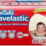 Pañales para bebé KleenBebé Suavelastic etapa 3 con 44 pañales de nuevo en su menor precio