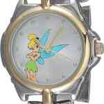 Reloj de pulso para mujer Disney Campanita con correa de metal baja de precio