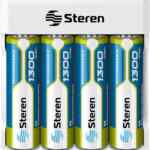 Cargador de pilas recargables Steren con 4 pilas AA incluidas baja a su menor precio