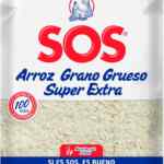 Arroz grano grueso super extra SOS de 900 gr baja de precio