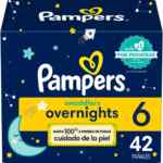 Pañales nocturnos para bebé Pampers Swaddlers Overnights Etapa 6 con 42 pañales bajan a un excelente precio + 10% adicional con Planea y Ahorra