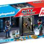 Set Playmobil City Action Starter Pack ladrón de caja fuerte y policía en su precio más bajo