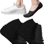 Juego de 12 pares de calcetines invisibles antiderrapantes bajan a su menor precio
