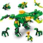 Juguete de construcción de bloques tipo Lego para crear varios dinosaurios a un super precio