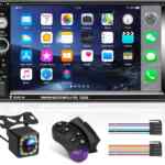 Oferta flash: autoestéreo pantalla táctil reproductor multimedia digital con control remoto y cámara de reversa