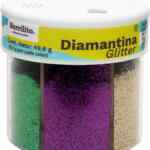 Diamantina de varios colores tipo salero Barrilito baja a un gran precio